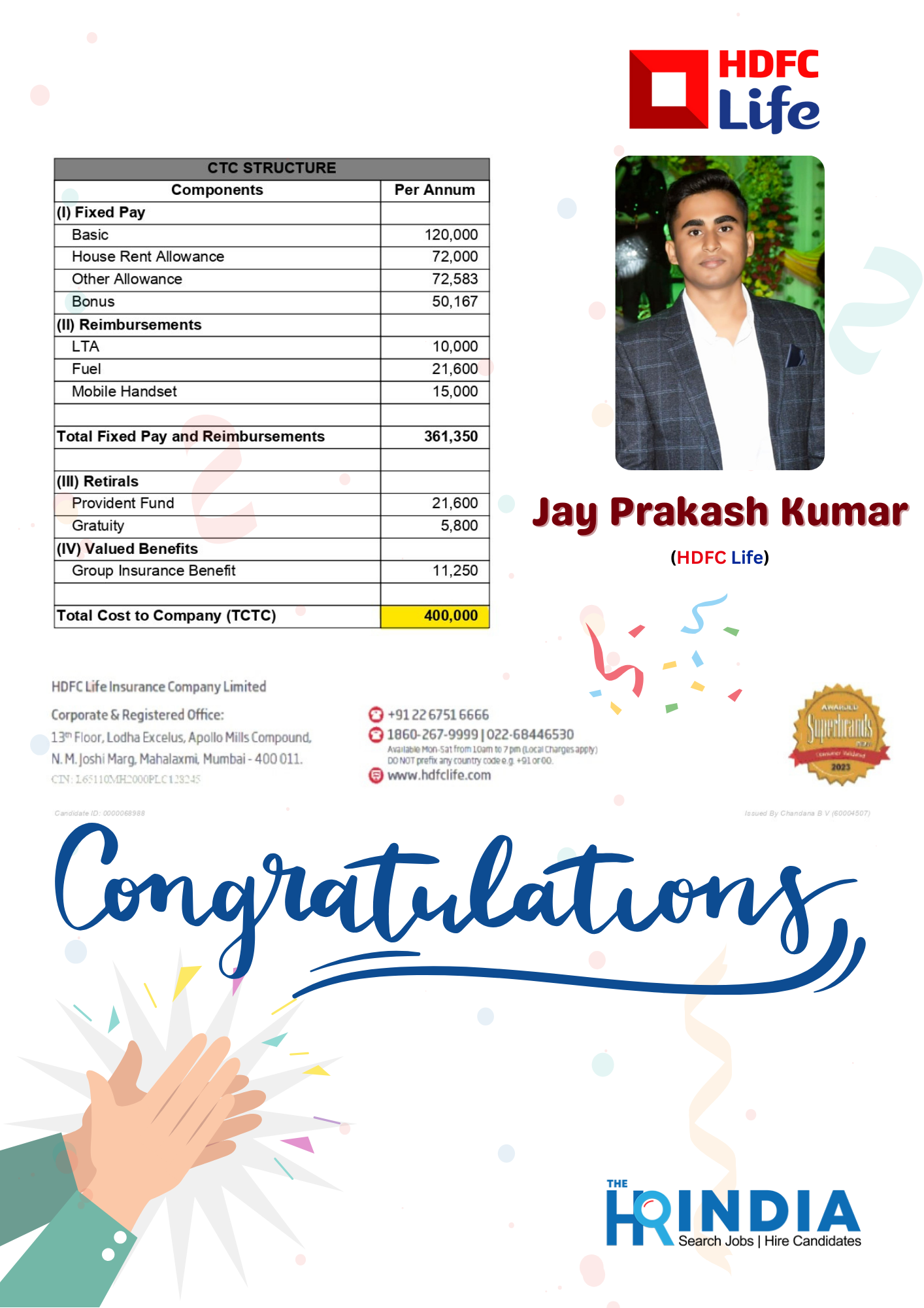 Jay Prakash Kumar  | The HR India